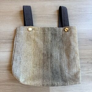 Handmade Shoulder Bag Button Detail Boho